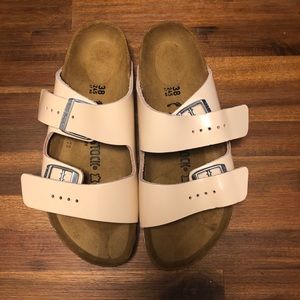 Arizona, Natural Powder Leather EU 38 Birkenstock